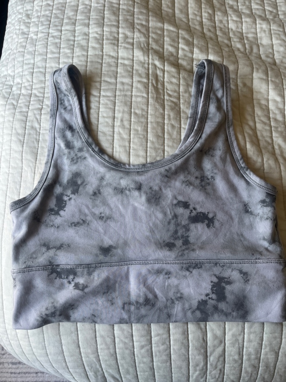 Tie-Dye Ribbed Lounge Set - Green & Gray - Picture 2 of 12